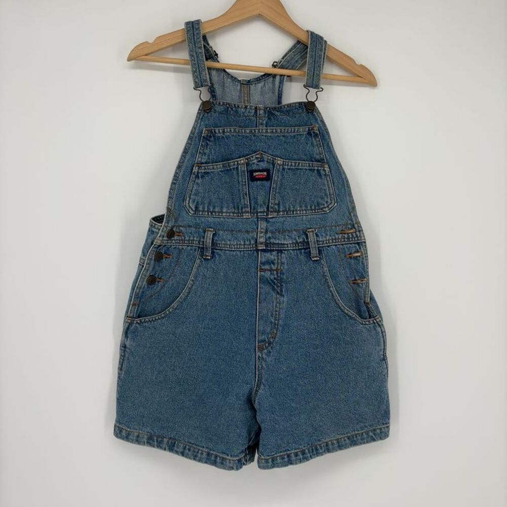 Jordache Blue Denim Short Overalls
